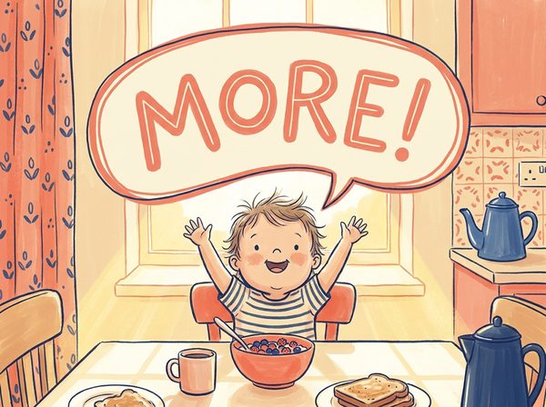 Toddler saying more