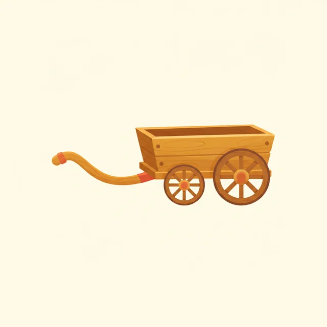 cart — illustrated flashcard