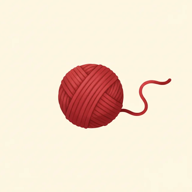 yarn — illustrated flashcard