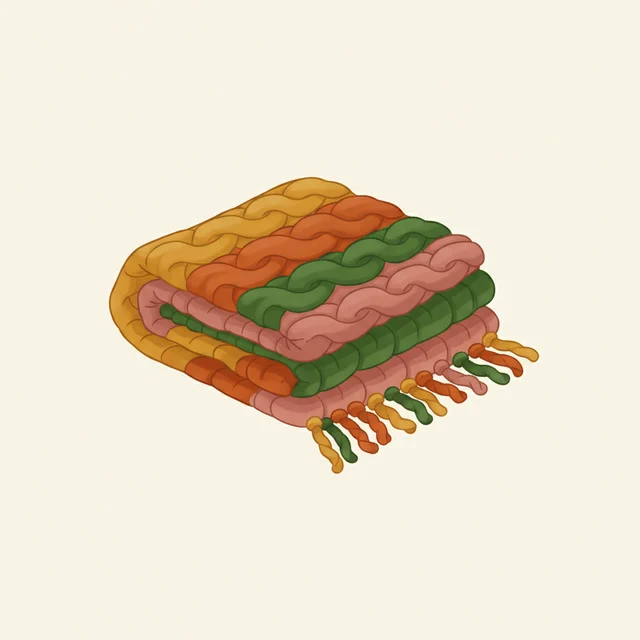 blanket — illustrated flashcard