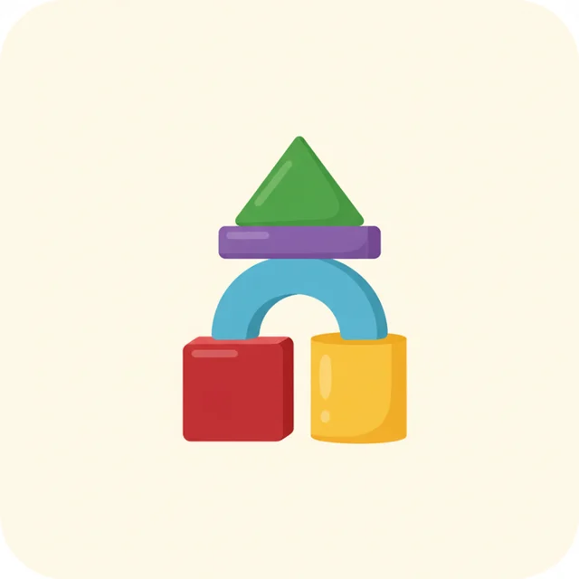 blocks — illustrated flashcard