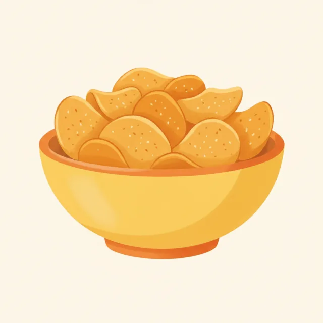 chip — illustrated flashcard