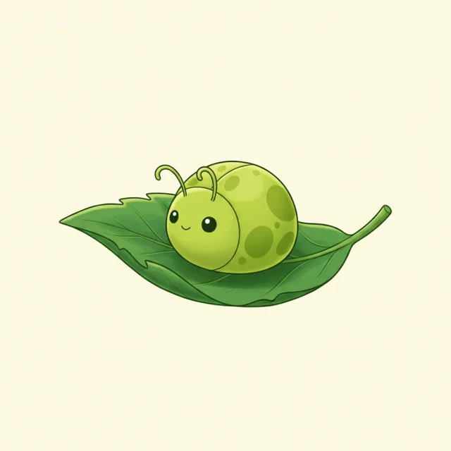 bug — illustrated flashcard
