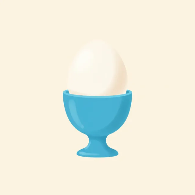 egg — illustrated flashcard