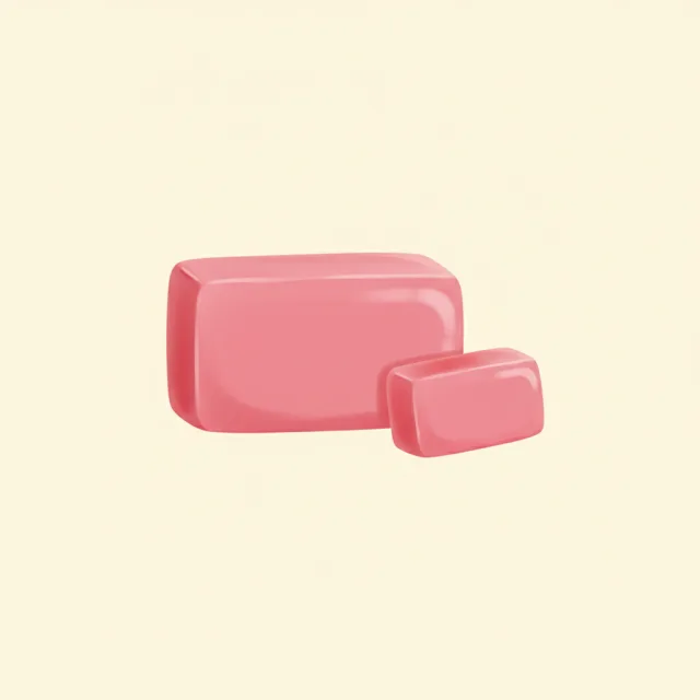 gum — illustrated flashcard