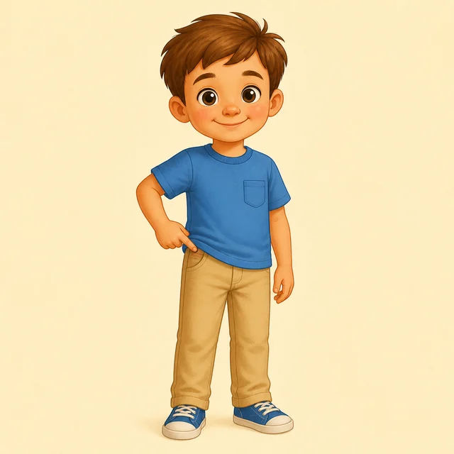hip; illustrated flashcard