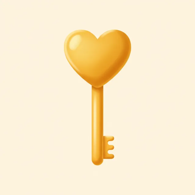 key — illustrated flashcard