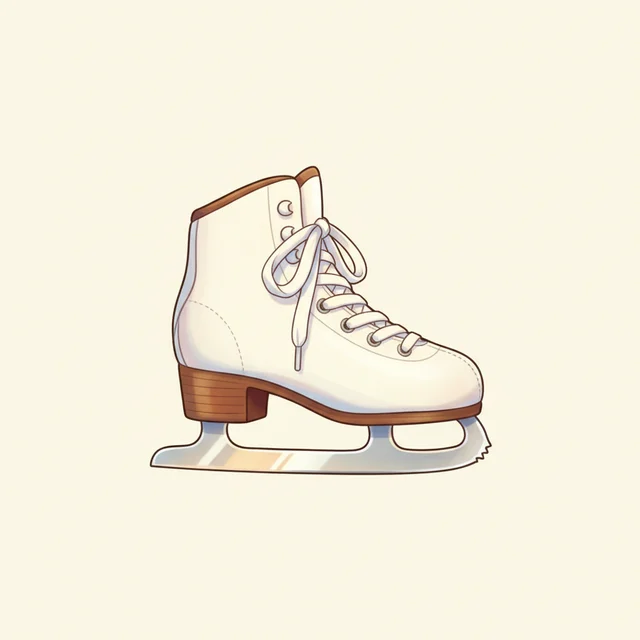 skate — illustrated flashcard