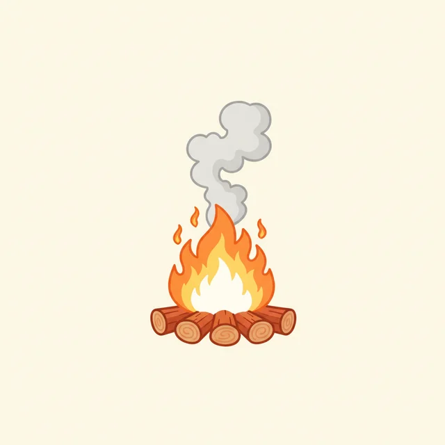 smoke — illustrated flashcard