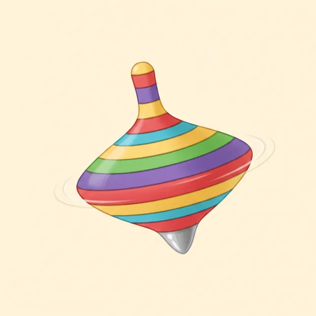 top — illustrated flashcard