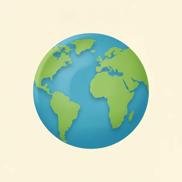 earth — illustrated flashcard