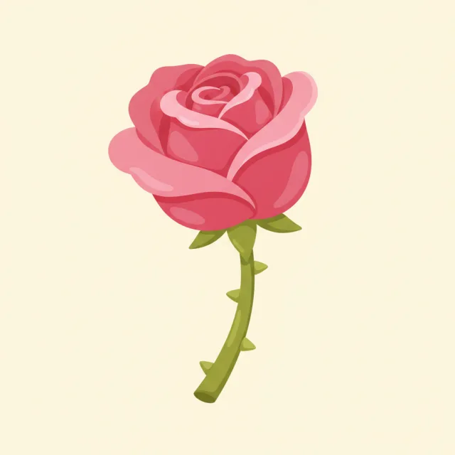 thorn — illustrated flashcard
