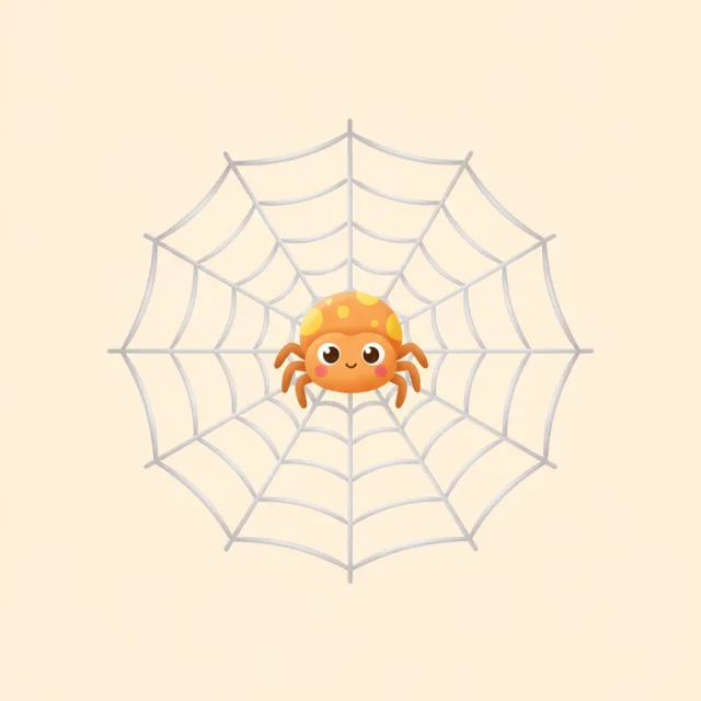 web — illustrated flashcard