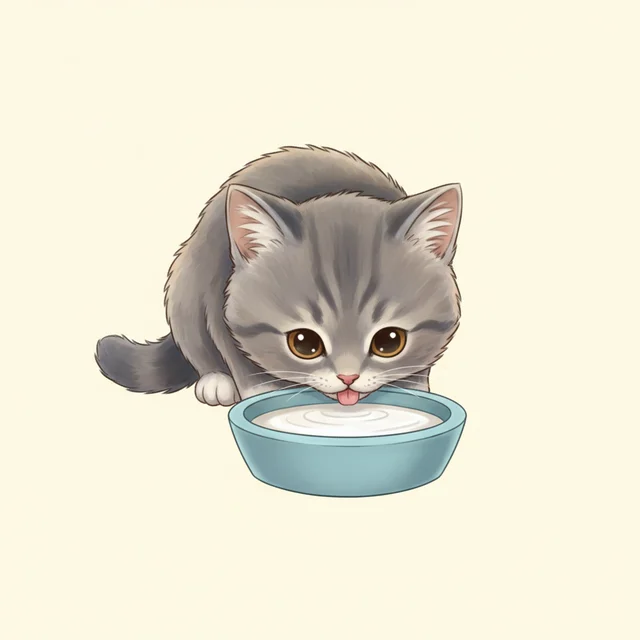 drinking — illustrated flashcard