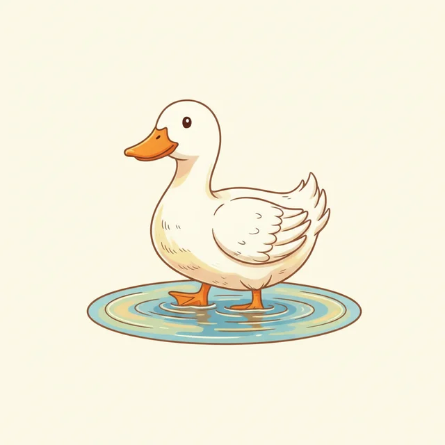 swimming — illustrated flashcard