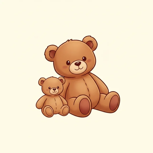 big — illustrated flashcard