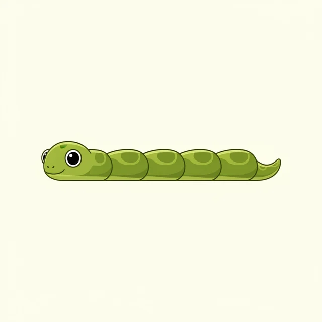 long — illustrated flashcard
