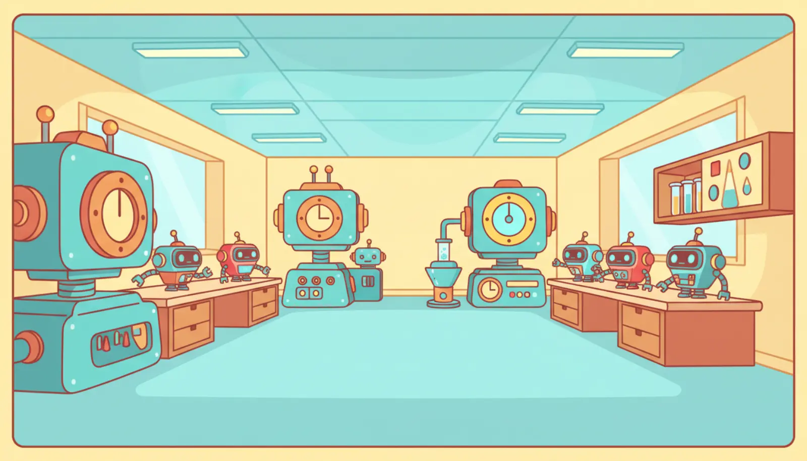 Robot Lab Quiz game preview