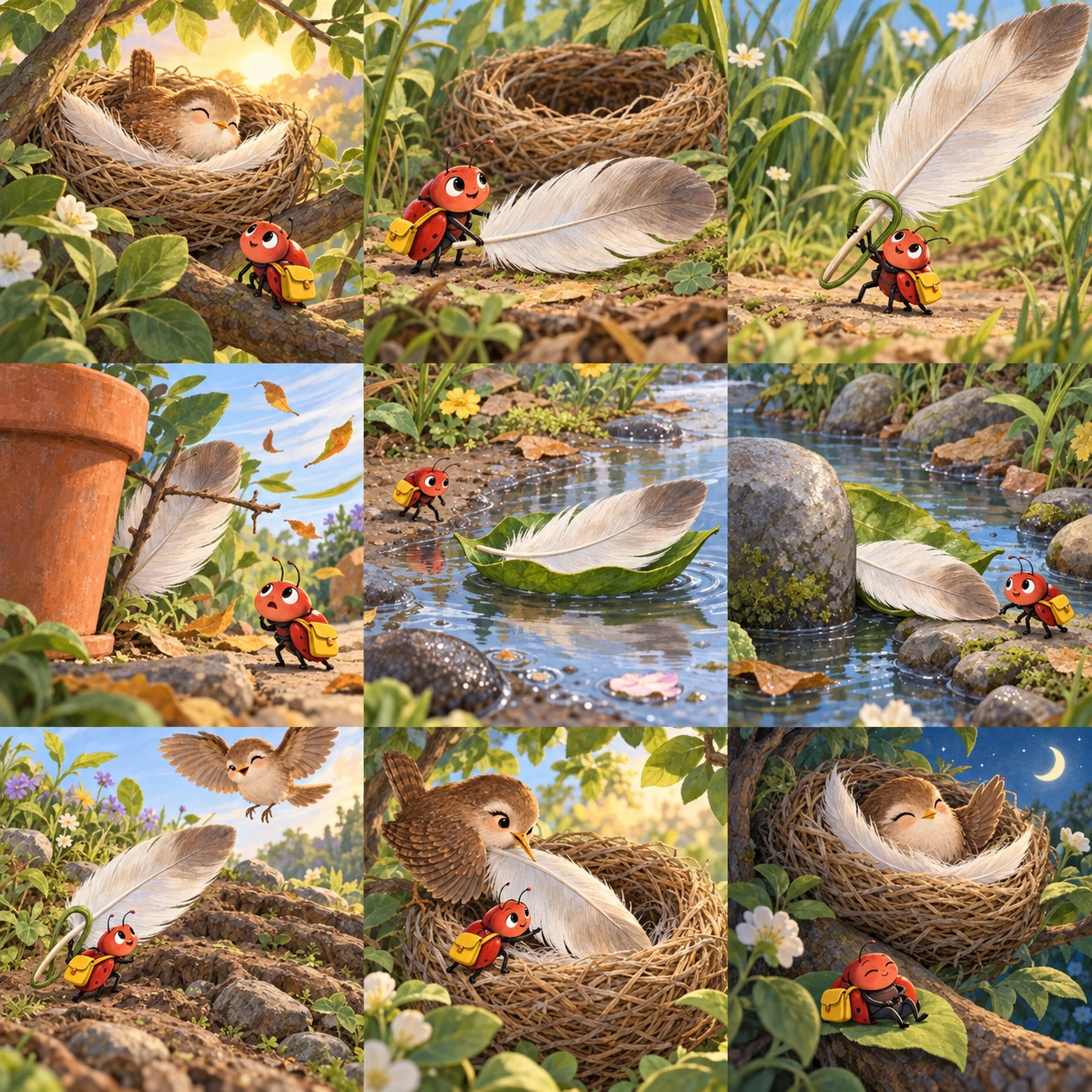 Cover art for Dot and the Feather