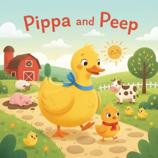 Cover art for Pippa and Peep