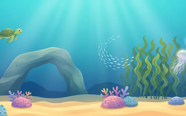 Little Words ocean game artwork